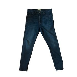 Madewell--size 31 high rise skinny jeans.
